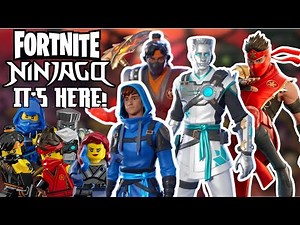 Ninjago Fortnite is HERE: Gameplay + EVERY Skin, Backbling, Emote, Pickaxe, and MORE!