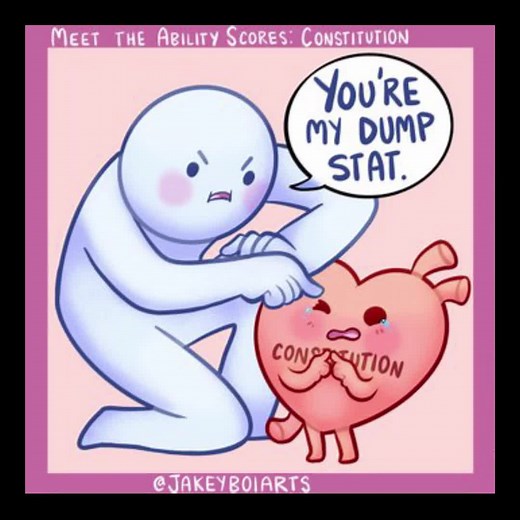 Fantasy Comic: Constitution Drawing by JakeyBoi Arts