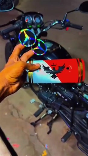 #shorts Hero Splendor Bike Silencer Patti Modification |#splendor#shortsfeed #sticker #art#shorts