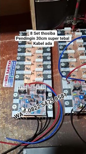 8 sets of Toshiba 30cm super thick coolers, cables included #custompower #shorts #short #fyp #vir...