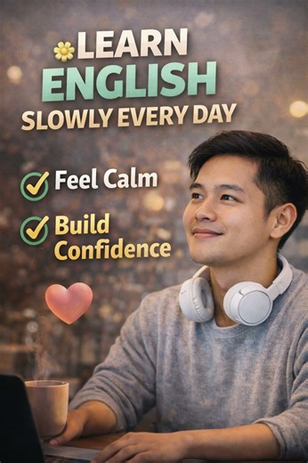Learn English Slowly Every Day | A Calm Routine for Listening & Speaking Without Pressure short