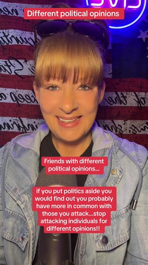 #creatorsearchinsights having friends with a different political opinion than yourself is a good thing. If you put politics aside, you would find out that you have more in common with these people that you attack than not! Constantly attacking individuals is only sewing division, it only widens the gap that is already there. Until people can learn to agree to disagree and except that others are entitled to their own views and beliefs. Nothing will get better. #political #friends #trump #fyp