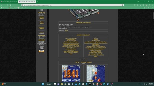 Retroarch: Capcom CPS1 Emulator