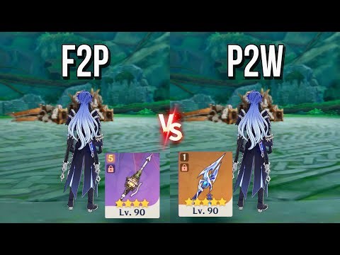 FLINS with F2P Weapon vs P2W Weapon Comparisons!! Is His Signature Weapon Bloodsoaked Ruin Worth It?