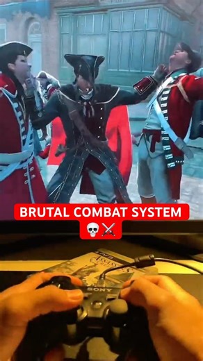 Assassin's Creed 3 combat was INSANE back then 🔥 #ps3 #ac3 #assassinscreed #gamingnostalgia