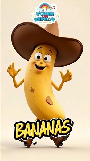 Dancing Banana Spelling Song 🍌 B-A-N-A-N-A-S"