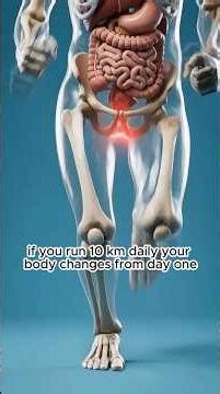 One Year Of Running 10KM Every Day Changes Everything | #fyp #humanbody #health