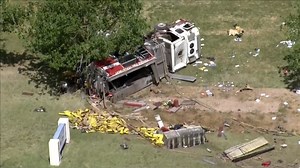 Phoenix firetruck crashes with pickup, killing 2 adults and baby