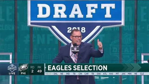 Former Philadelphia Eagles kicker David Akers. WOW. Volume UP. #NFLDraft | NFL
