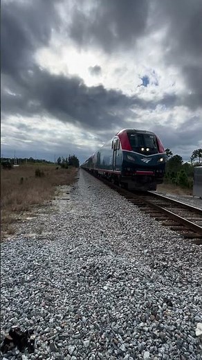Zooming Amtrak Silver Meteor Doing 79MPH