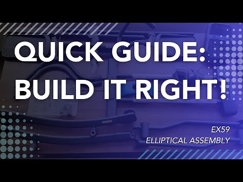 Horizon Fitness｜Elliptical｜Assembly｜EX59