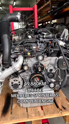 MotorLight Auto Parts | Mercedes Benz Sprinter fully complete engine om651 2.2 ready swap | Instagram