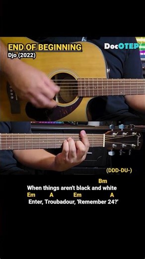 End of Beginning - Djo (2022) Easy Guitar Chords Tutorial with Lyrics Part 1 SHORTS REELS