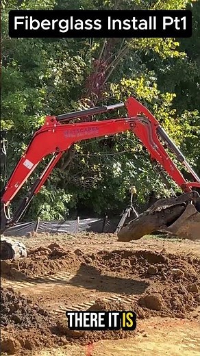 Custom Fiberglass Pool Installation: Pre-Excavation to Shell Set with Rock Challenge!