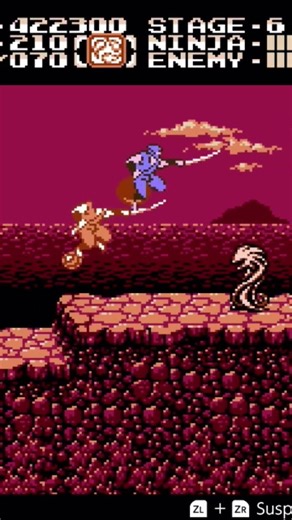 Stage 6.2 Regenerating Enemies – Ninja Gaiden II (NES) – Extreme Difficulty Segment #enemy #extrme