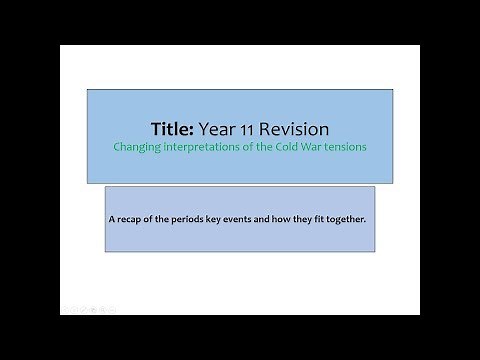 Cold War Interpretations: OCR GCSE History