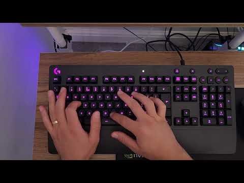 ASMR: Logitech G213 RGB Keyboard Typing