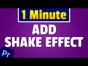How To Add Shake Effect In Premiere Pro 2025 (FAST & Easy Tutorial)
