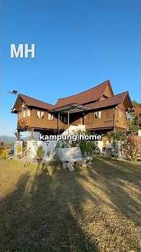 A century-old Malay kampung house, holding the heart of Malaysian heritage ❤️🌿🏠