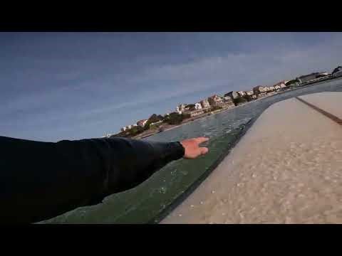 Surf Wave Fail 4: Offshore 1ft Longboard Wipeout @ PONTA