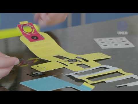 Ensamblado de Microscopio de papel o Foldscope