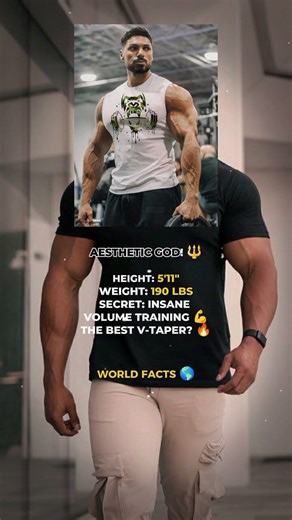 ANDREI DEIU STATS: 190 LBS OF PURE MUSCLE! 👑#andreideiu #bodybuilding #universalpulse #gymtok