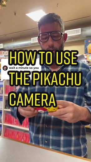 Replying to @kianbirkett570 How to install film and use your pikachu camera #gamestok #gamestoretok #gamestore #videogames #gametok #nintendo #pokemon #nostalgia #retrotok