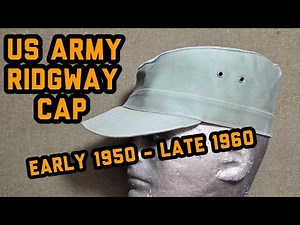 US ARMY RIDGWAY CAP 1950'S