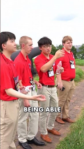 American Legion Boys Nation Senators learn the story behind "The Star-Spangled Banner"