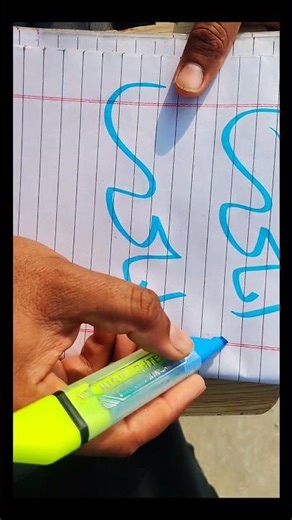 How to write with cut marker #shortvideo #shorts #ytshorts