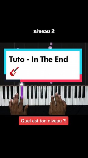 Easy Piano Tutorial: In The End by Linkin Park