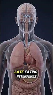 What Happens When You Eat After Midnight🌙 #digestivehealth #foodscience #fastfood