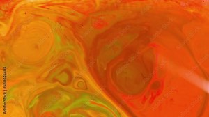 Colors in Motion Abstract chaotic movements of colors with Fluid Art technique Stock Video