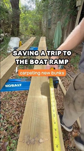 Carpet Bunks And Install While Boats Still On
