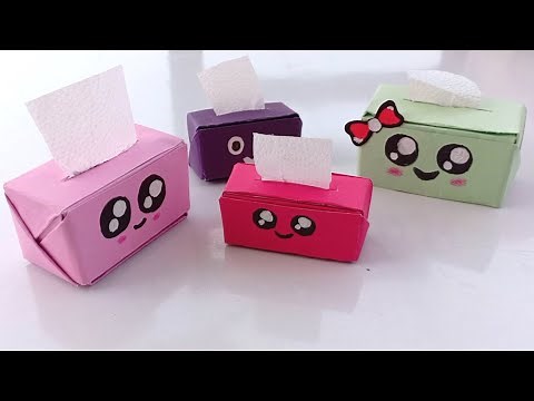 Easy Origami Tissue Box | DIY | How to make an Origami Tissue Paper Box