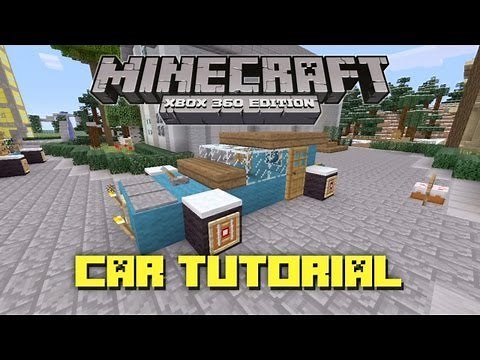 Minecraft Xbox 360: How to Build a Car! (Car Tutorial)