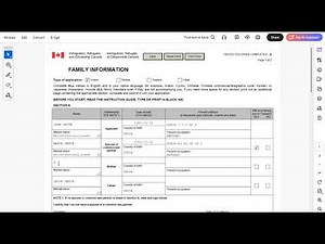 How to Fill IMM 5645 Family Information Form (Step-by-Step Guide)