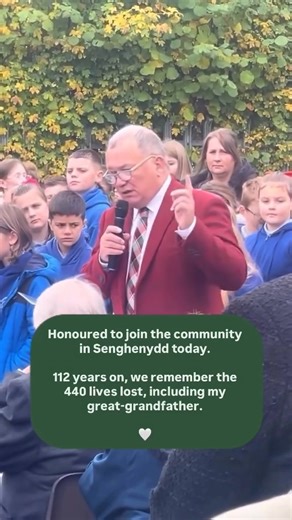 Today marks 112 years since the horrific Senghenydd colliery disaster, which claimed the lives of 440 people. Among them was my great-grandfather, Evan Hopkin James. We will never forget the sacrifices made by those who lost their lives that day. And we must keep telling their stories for generations to come. | Lindsay Whittle - Plaid Cymru Member of the Senedd for Caerphilly
