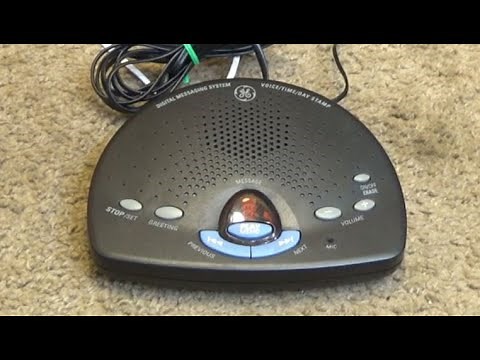 General Electric (Thomson) 29875GE2-C Digital Answering System | Initial Checkout