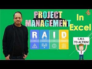 Episode 4- Project Management in Excel - RAIDD Log #excel #projectmanagement #educational
