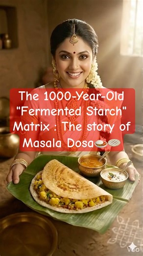 The Ancient "Probiotic Crepe" of India?(Fermentation Tech)🫓 #shorts #historyfacts #foodhistory