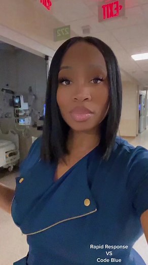 Rapid Response VS Code Blue in the ER #agheartsscrubs #ernurse #nursesoftiktok #scrubs #nursehumor #nurse #scrubs #fineassnurses #er #scrublife