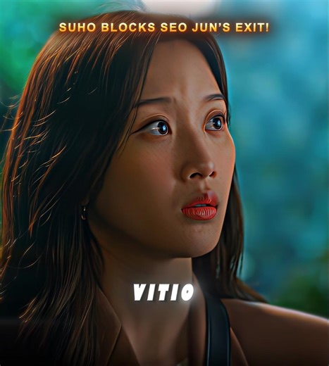 Suho Blocks Seo Jun’s Exit! 👿☠️ | True Beauty | Tiki Tiki (Slowed) #edit #shorts