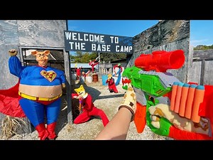 Nerf War | Amusement Park Battle 28 (Nerf First Person Shooter)