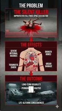 The Deadly Impact of Falling: Understanding G-Forces #shorts