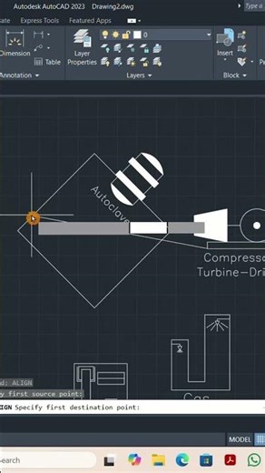 How to use Align command in AutoCAD