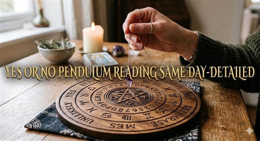 Pendulum Reading- Yes or No Quick Answer- 3 Questions