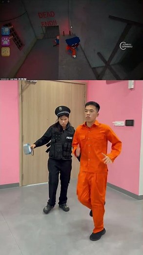 LNF - Trốn thoát khỏi nhà tù || Roblox in Real Life 👮‍♀️ #shorts #escape