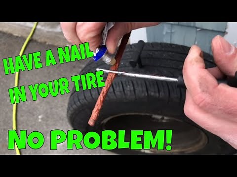How To Plug a Tire With a Plug Kit