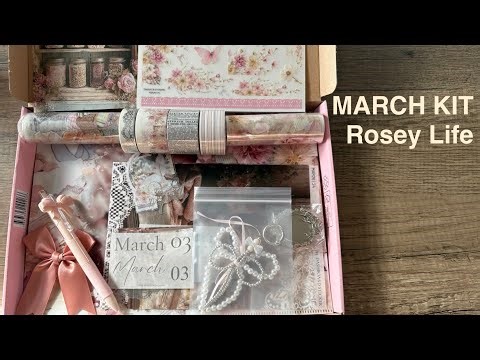March Rosey Life Planner Unboxing | Deluxe Supreme Spring Kit